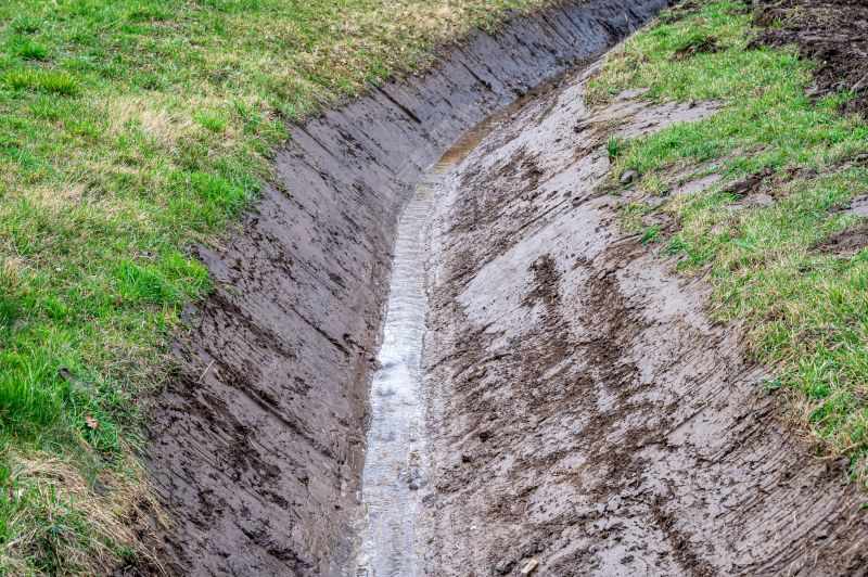 Soil Reshaping for Drainage
